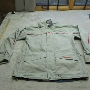 Nordica Jacket Mens‎ Medium Gray 8000 Series Waterproof Ski Snow Full Zip Pocket